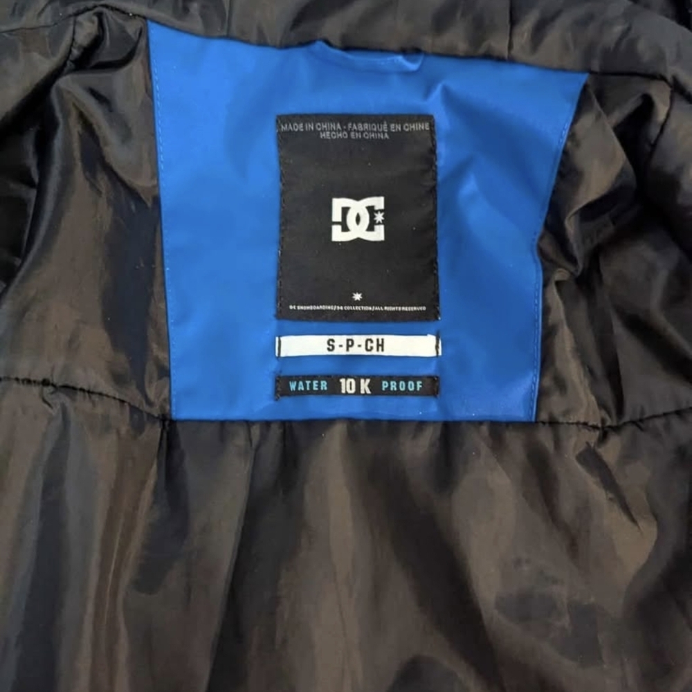 DC Blue and Tan Hooded Jacket - Picture 4 of 5